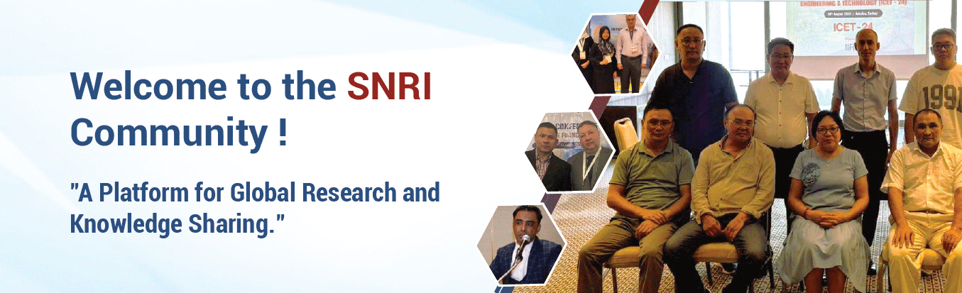 Scholars Network for Research and Innovation (SNRI) banner