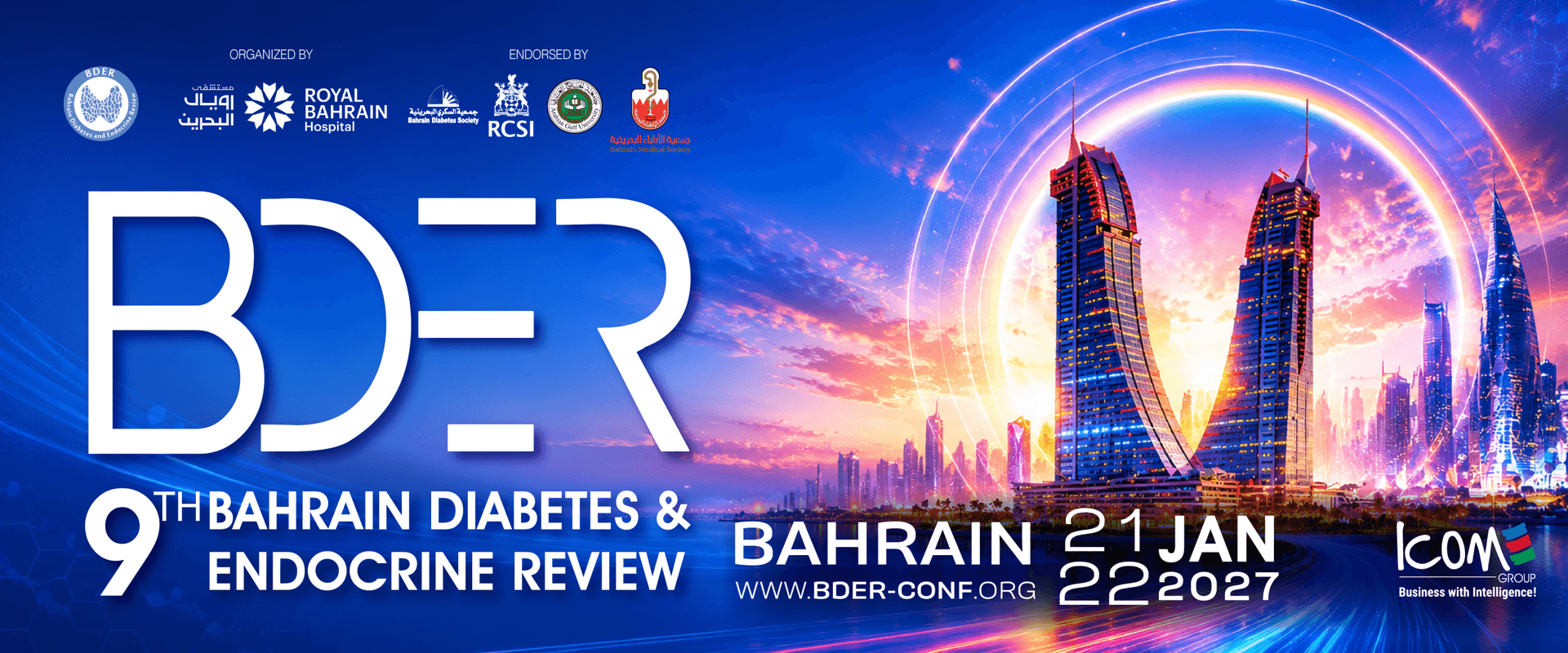 Bahrain Diabetes and Endocrine Review banner