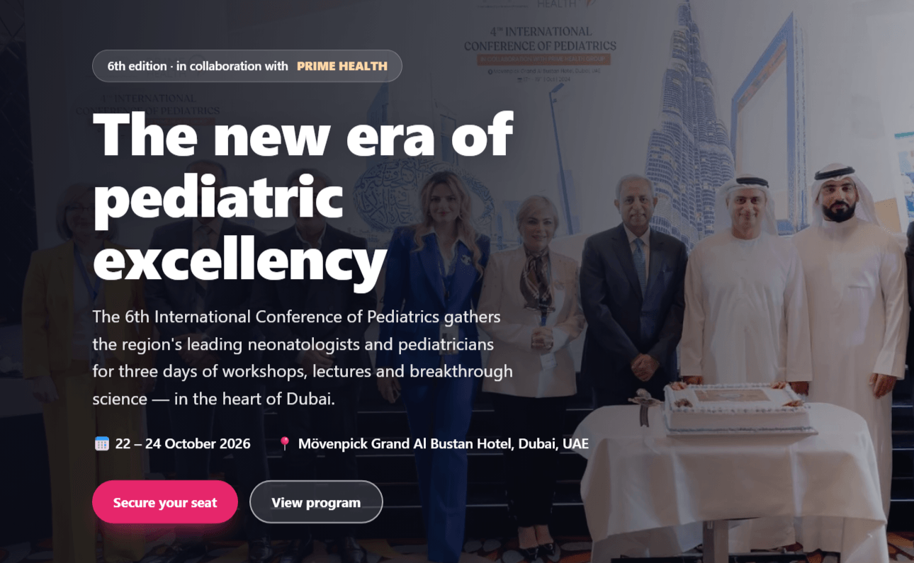 6th International Conference of Pediatrics (ICP 2026)