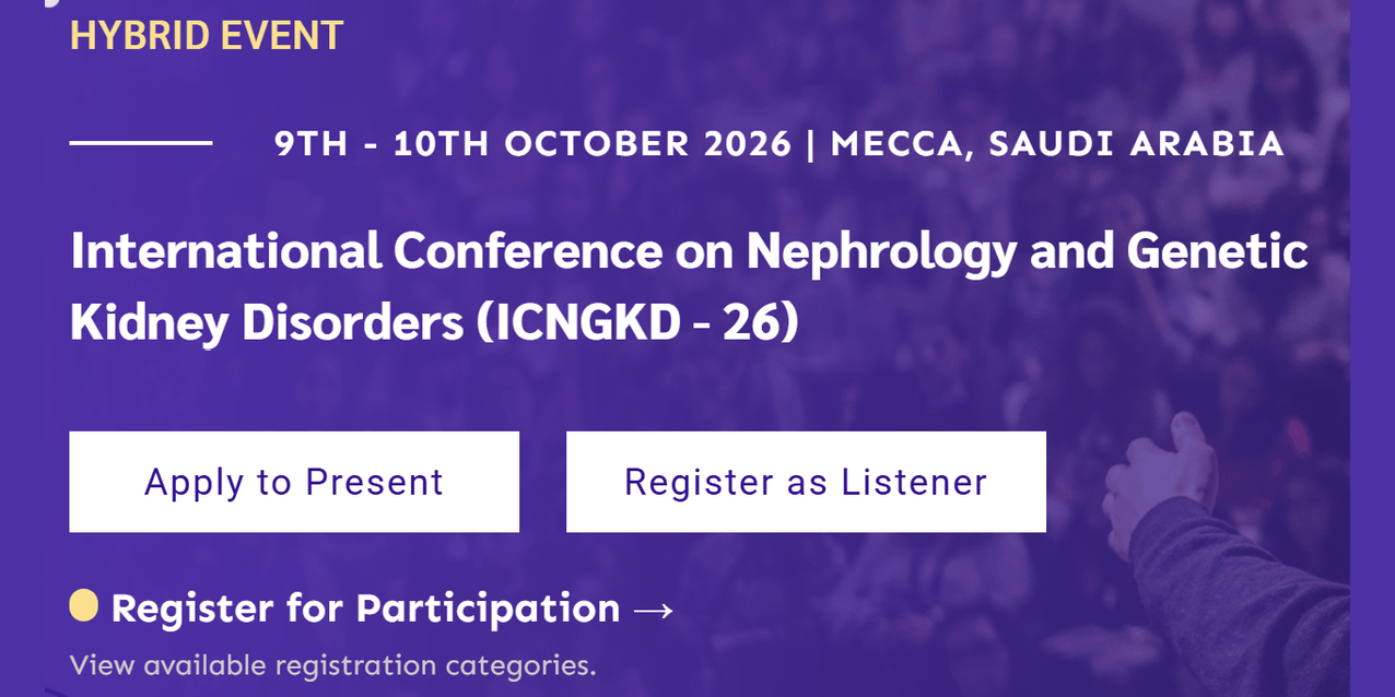 International Conference on Nephrology and Genetic Kidney Disorders (ICNGKD - 26)