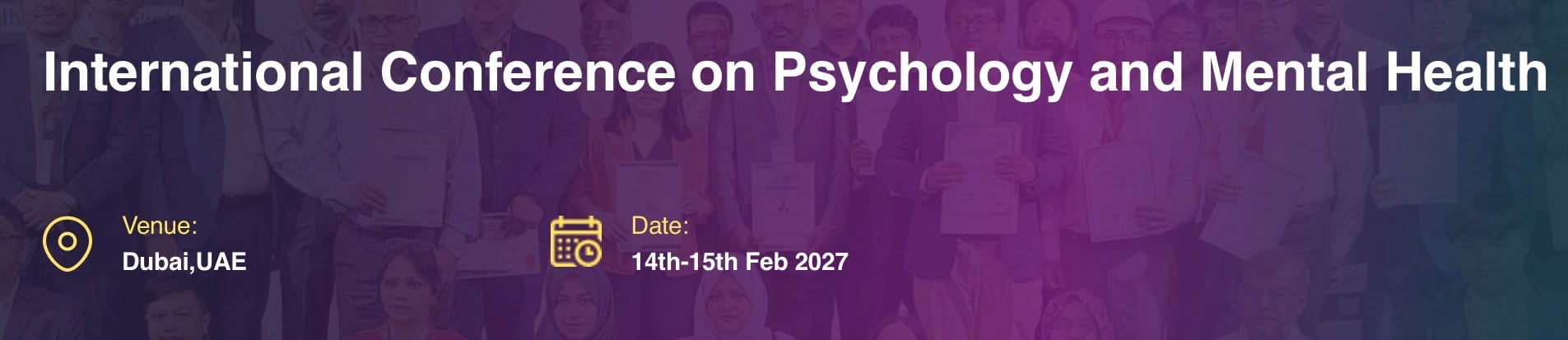 International Conference on Psychology and Mental Health (ICPMH - 2027)