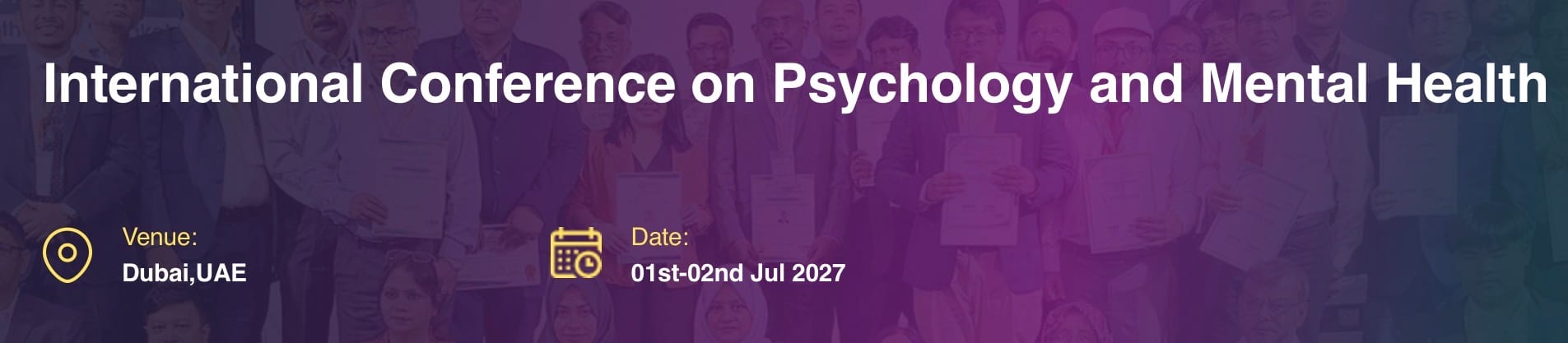 International Conference on Psychology and Mental Health (ICPMH - 2027)