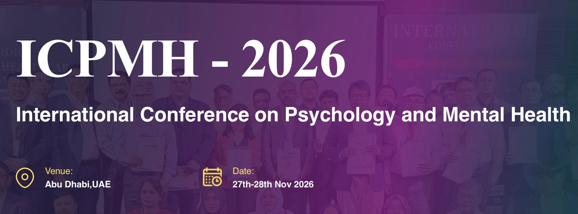 International Conference on Psychology and Mental Health (ICPMH - 2026)