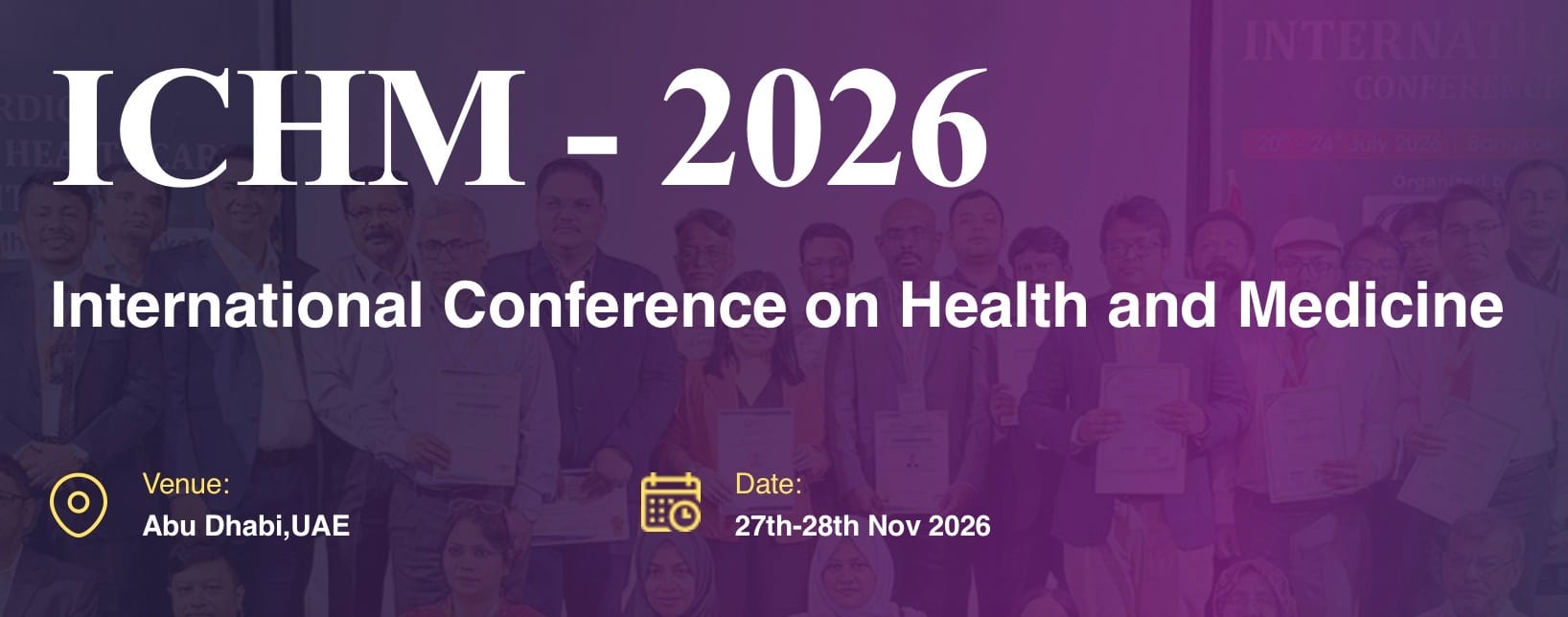 International Conference on Health and Medicine (ICHM - 2026)