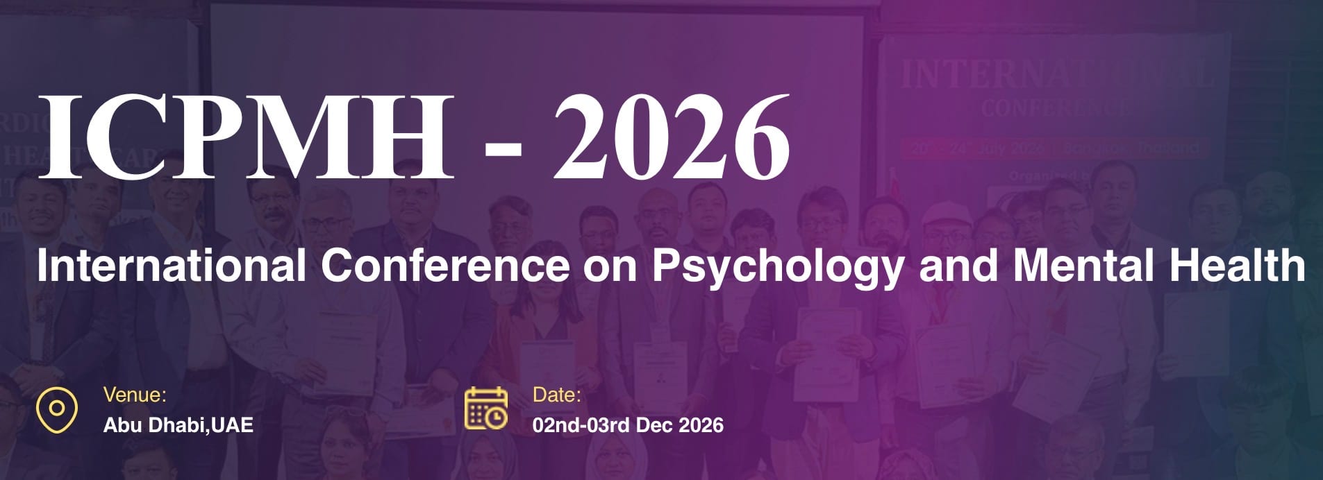 International Conference on Psychology and Mental Health (ICPMH - 2026)