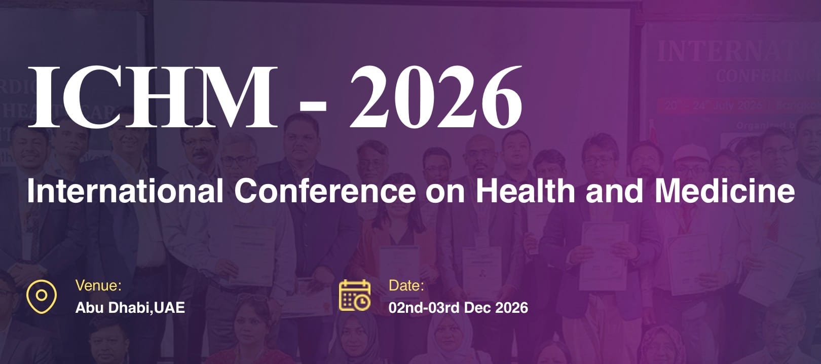 International Conference on Health and Medicine (ICHM - 2026)