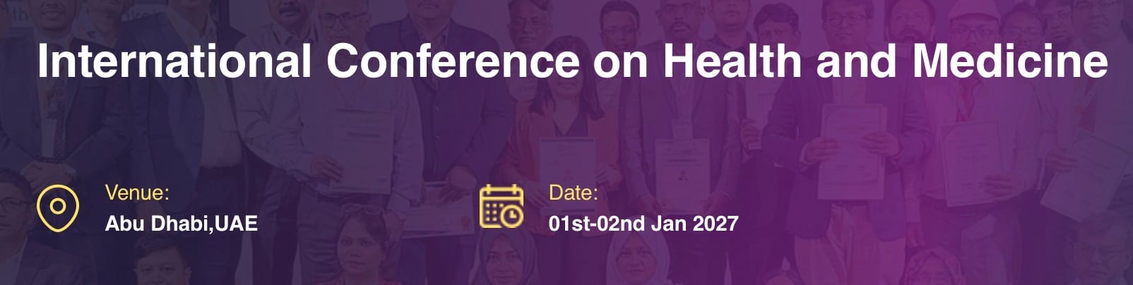 International Conference on Health and Medicine (ICHM - 2027)
