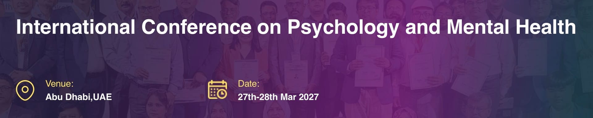 International Conference on Psychology and Mental Health (ICPMH - 2027)