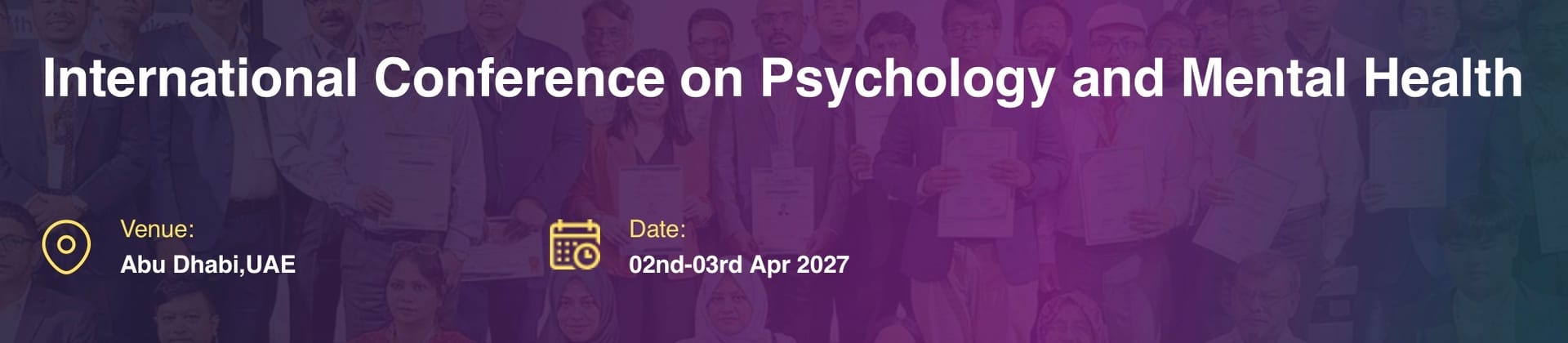 International Conference on Psychology and Mental Health (ICPMH - 2027)