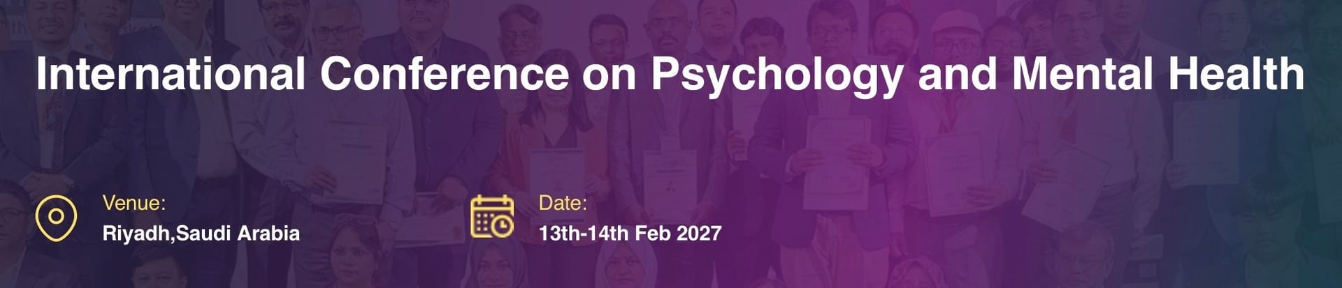 International Conference on Psychology and Mental Health (ICPMH - 2027)