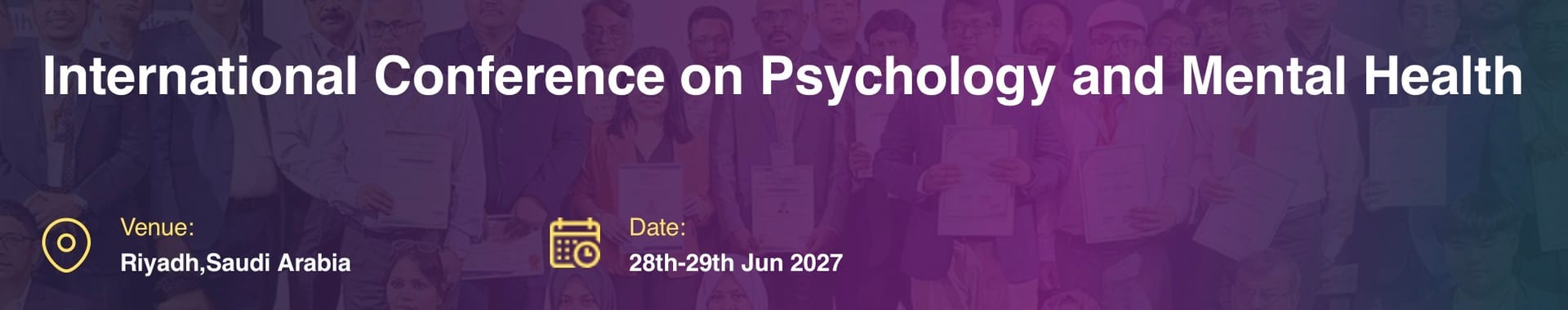 International Conference on Psychology and Mental Health (ICPMH - 2027)