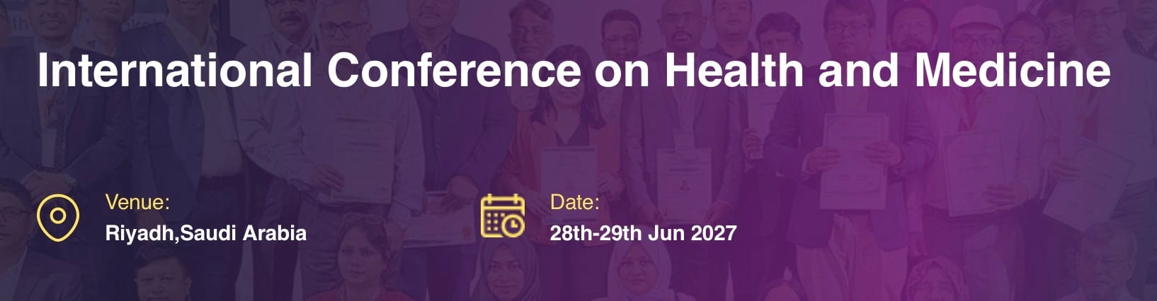 International Conference on Health and Medicine (ICHM - 2027)
