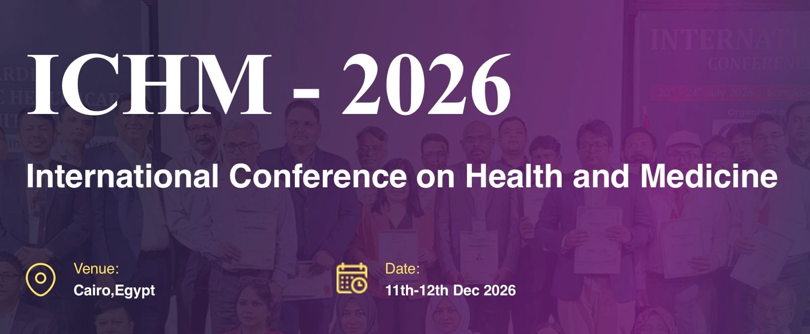 International Conference on Health and Medicine (ICHM - 2026)