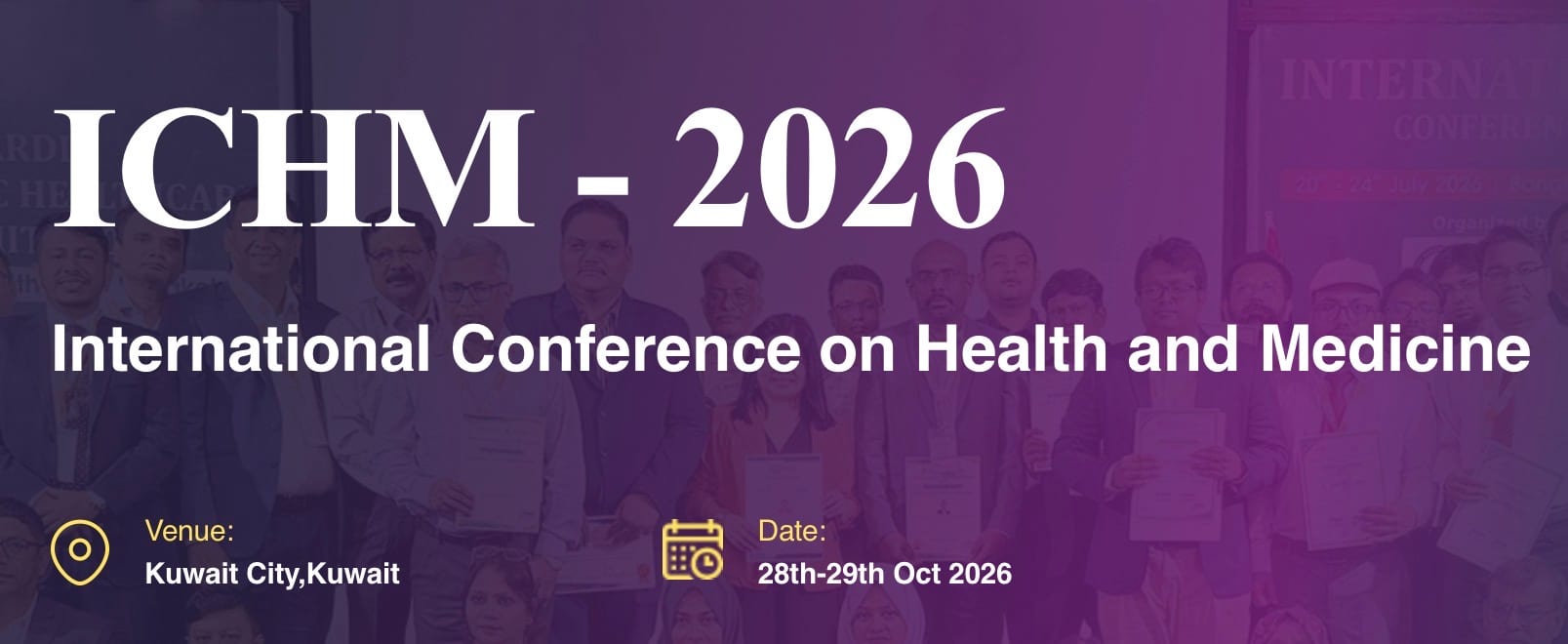 International Conference on Health and Medicine (ICHM - 2026)