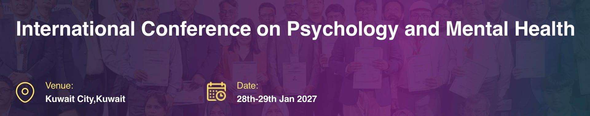 International Conference on Psychology and Mental Health (ICPMH - 2027)