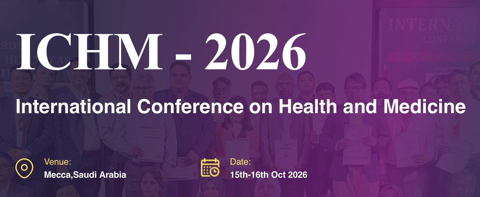 International Conference on Health and Medicine (ICHM - 2026)