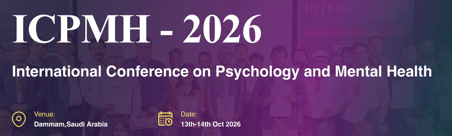 International Conference on Psychology and Mental Health (ICPMH - 2026)