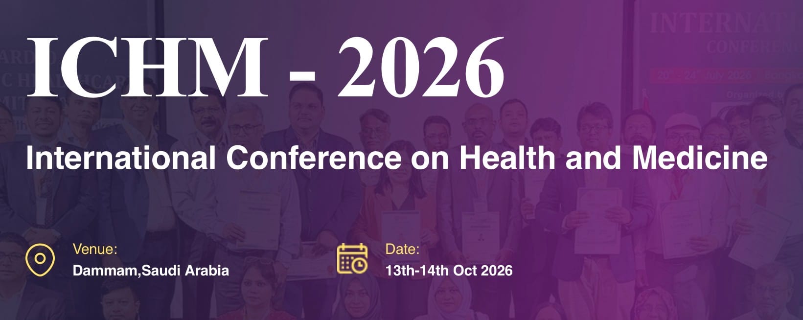 International Conference on Health and Medicine (ICHM - 2026)