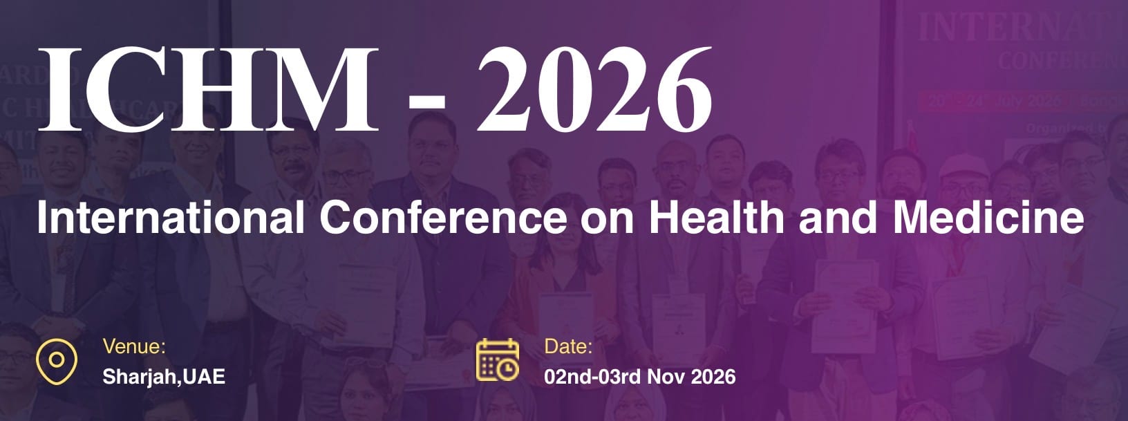 International Conference on Health and Medicine (ICHM - 2026)