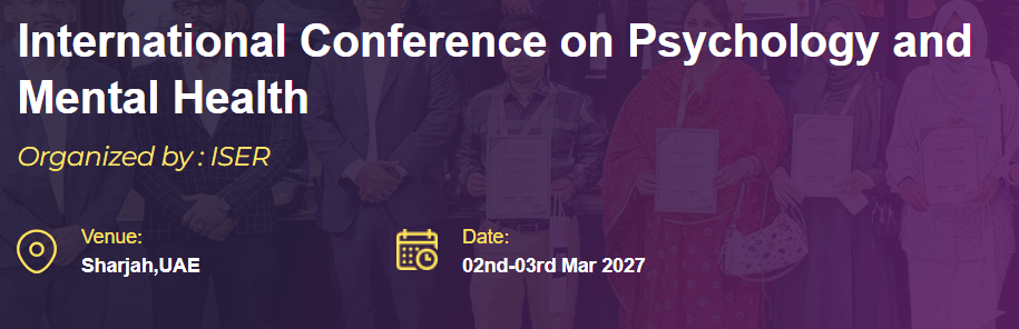 International Conference on Psychology and Mental Health (ICPMH - 2027)