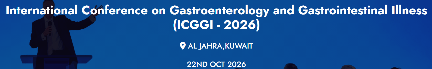 International Conference on Gastroenterology and Gastrointestinal Illness (ICGGI - 2026)