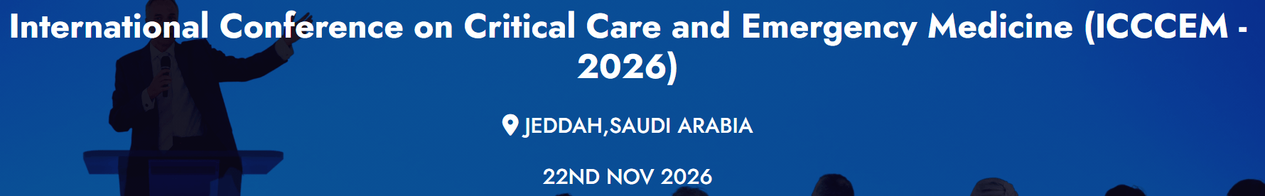 International Conference on Critical Care and Emergency Medicine (ICCCEM - 2026)